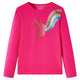 Vidaxl kindershirt met lange mouwen 140 felroze