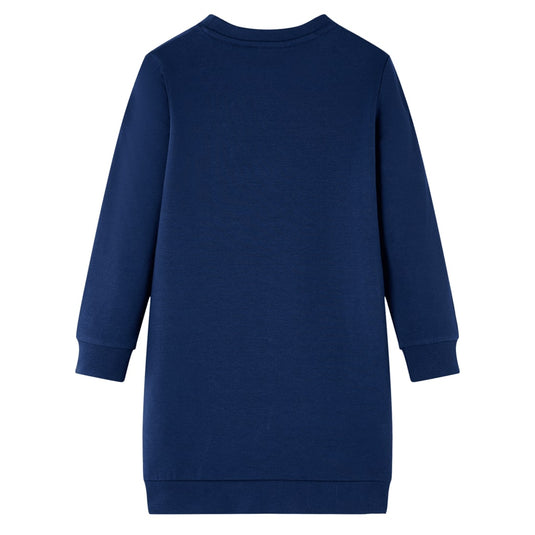 Vidaxl kinderjurk 116 marineblauw