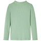 VidaXL Kindershirt met lange mouwen lage col 116 donkermintkleurig