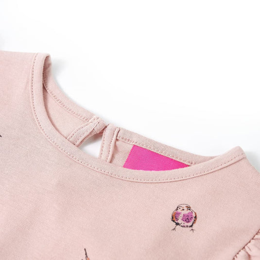 Vidaxl kindershirt met lange mouwen 92 roze