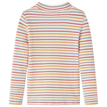 Vidaxl kindershirt met lange mouwen 104 gestreept ecru