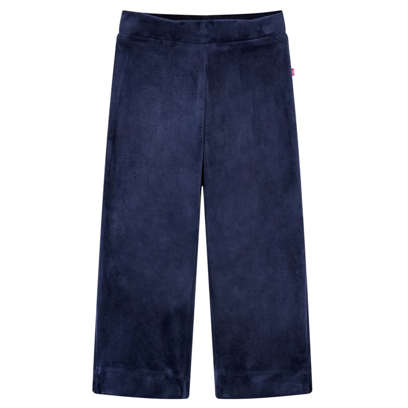 Load image into Gallery viewer, Vidaxl kinderbroek fluweel 116 donkerblauw
