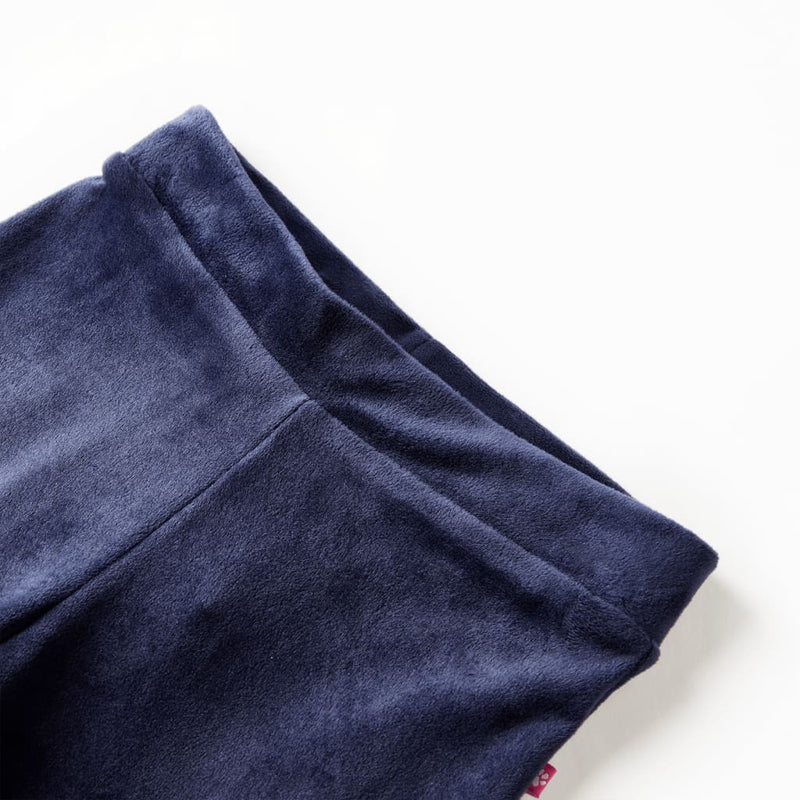 ギャラリービューアに画像をロードする, Vidaxl kinderbroek fluweel 128 donkerblauw
