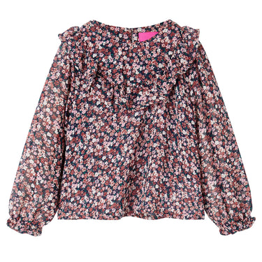 Vidaxl kindershirt met lange mouwen 104 donkerroze