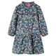 Vidaxl kinderjurk met lange mouwen 92 donkerblauw