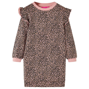 Vidaxl kinderjurk 104 middelroze