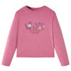 VidaXL Kindershirt met lange mouwen 92 frambooskleurig