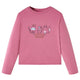 Vidaxl kindershirt met lange mouwen 128 frambooskleurig