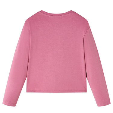 Vidaxl kindershirt met lange mouwen 140 frambooskleurig