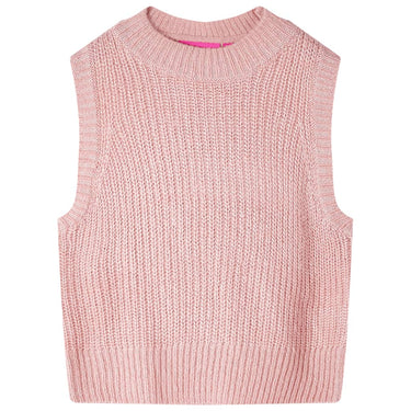 Vidaxl kinderspencer gebreid 104 lichtroze