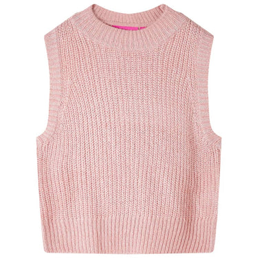 Vidaxl kinderspencer gebreid 116 lichtroze