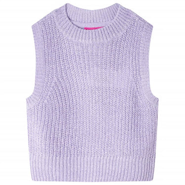 Vidaxl kinderspencer gebreid 92 lichtlila