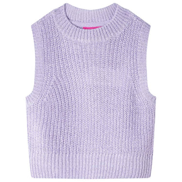 Vidaxl kinderspencer gebreid 104 lichtlila