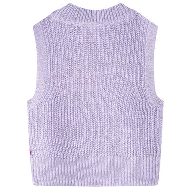 Vidaxl kinderspencer gebreid 104 lichtlila