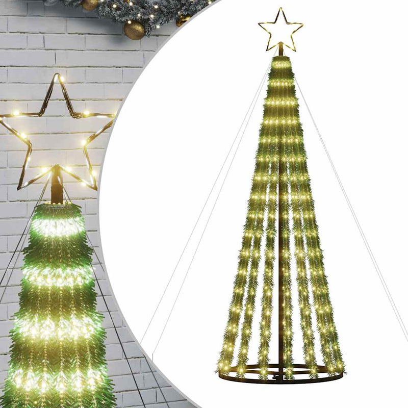 Load image into Gallery viewer, Vidaxl led-kerstboom 275 leds warm wit 180 cm
