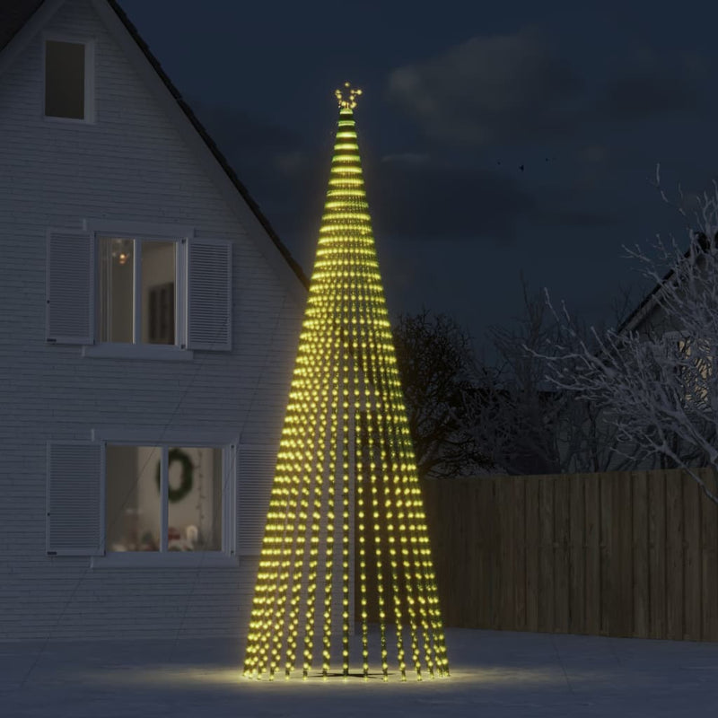 Load image into Gallery viewer, Vidaxl led-kerstboom 1544 leds 500 cm warm wit

