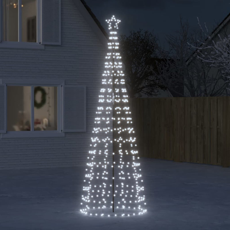 Load image into Gallery viewer, Vidaxl led-kerstboom met spikes 570 leds koud wit 300 cm
