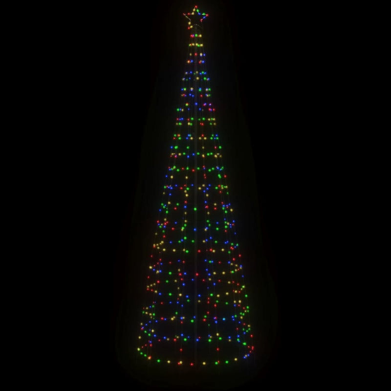Chargez l'image dans la visionneuse de la galerie, Vidaxl led-kerstboom met spikes 570 leds kleurrijk 300 cm
