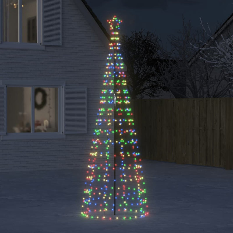 Chargez l'image dans la visionneuse de la galerie, Vidaxl led-kerstboom met spikes 570 leds kleurrijk 300 cm
