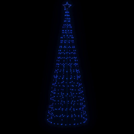 VidaXL Lichtkegel met grondpinnen 570 blauwe LED's 300 cm