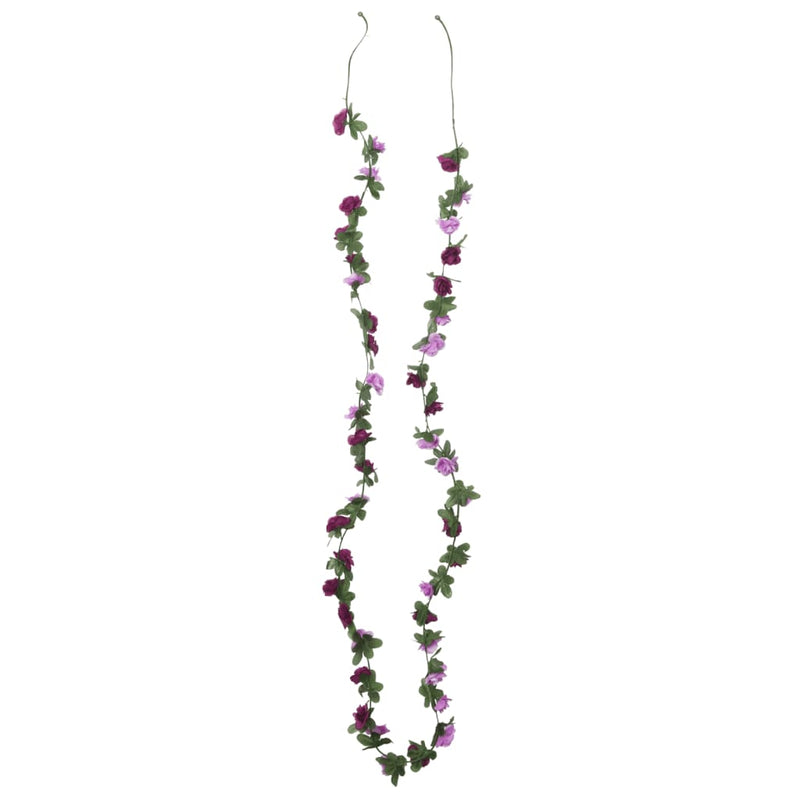 Load image into Gallery viewer, Vidaxl bloemenslingers 6 st 250 cm lente lichtpaars
