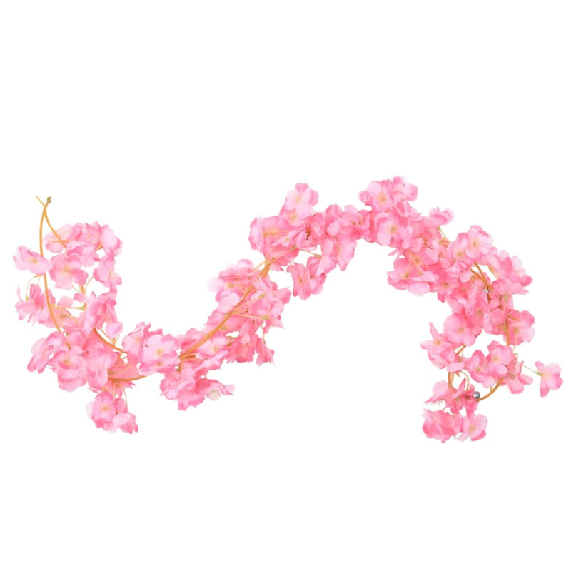 ギャラリービューアに画像をロードする, Vidaxl bloemenslingers 6 st 180 cm donkerroze
