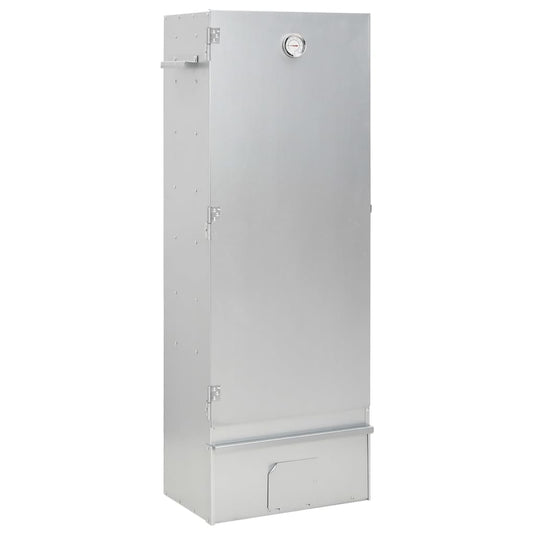 Vidaxl bbq-rookoven met koude rookgenerator gegalvaniseerd staal