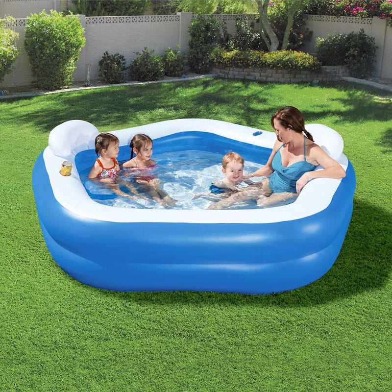 Load image into Gallery viewer, Bestway zwembad family fun lounge 213x206x69 cm
