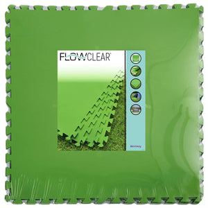 Bestway flowclear bodembeschermers 9 st 5,47 m² groen