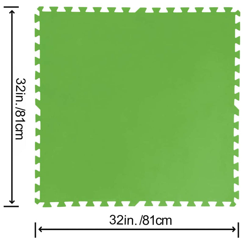 Load image into Gallery viewer, Bestway flowclear bodembeschermers 9 st 5,47 m² groen
