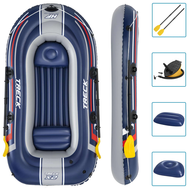 Cargue la imagen en el visor de la galería, Bestway hydro-force opblaasbootset treck x2 255x127 cm
