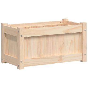 Vidaxl plantenbak 60x31x31 cm massief grenenhout