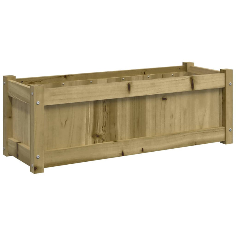 Load image into Gallery viewer, Vidaxl plantenbak 90x31x31 cm geïmpregneerd grenenhout
