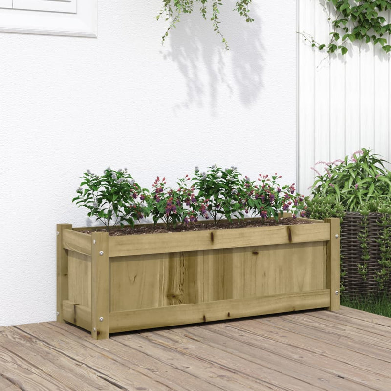 Load image into Gallery viewer, Vidaxl plantenbak 90x31x31 cm geïmpregneerd grenenhout
