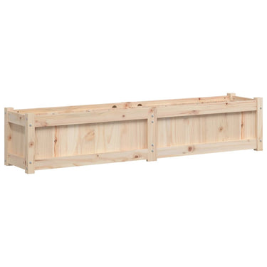 Vidaxl plantenbak 150x31x31 cm massief grenenhout