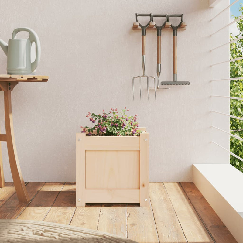 Load image into Gallery viewer, Vidaxl plantenbak 31x31x31 cm massief grenenhout
