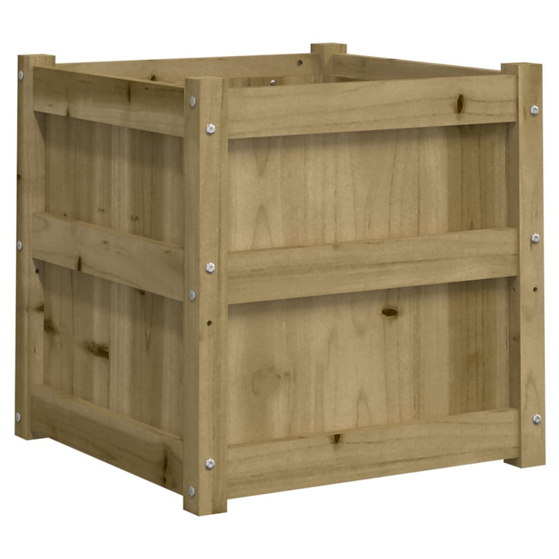 Load image into Gallery viewer, Vidaxl plantenbak 50x50x50 cm geïmpregneerd grenenhout
