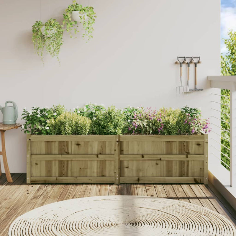 Load image into Gallery viewer, Vidaxl plantenbak 180x50x50 cm geïmpregneerd grenenhout
