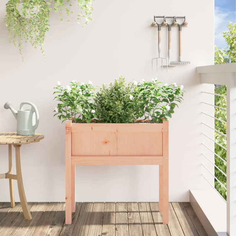 Afbeelding laden in galerijviewer, Vidaxl plantenbak met poten 70x31x70 cm massief douglashout
