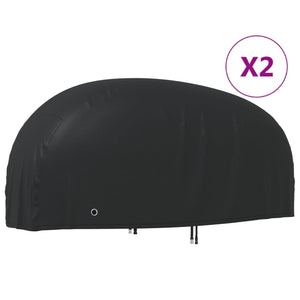 VidaXL Motorhoezen 2 st 220x95x110 cm 210D oxford stof