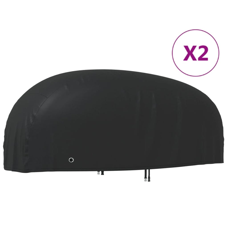 Load image into Gallery viewer, VidaXL Motorhoezen 2 st 295x110x140 cm 210D oxford stof
