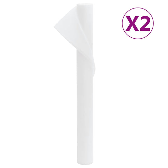 Vidaxl vliesdoek voor planten 2 rollen 70 g m² 10x1,6 m