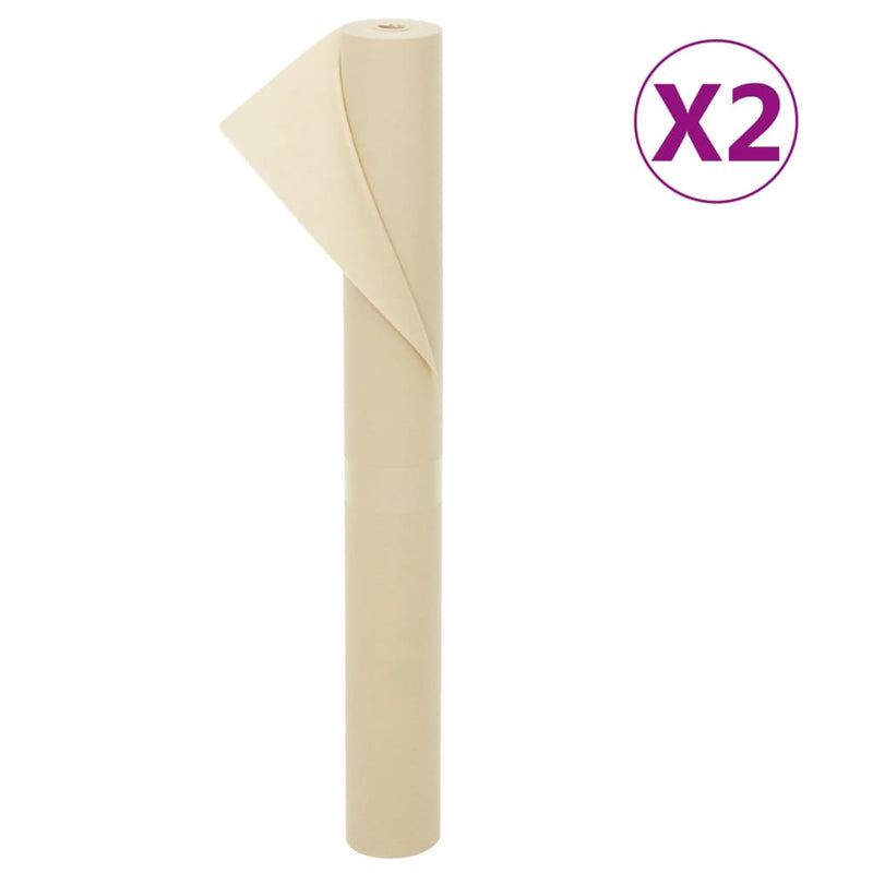 Afbeelding laden in galerijviewer, Vidaxl vliesdoek voor planten 2 rollen 70 g m² 10x1,6 m
