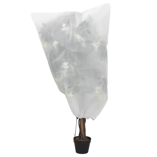 Vidaxl plantenhoezen met trekkoord 8 st 70 g m² 0,8x1 m