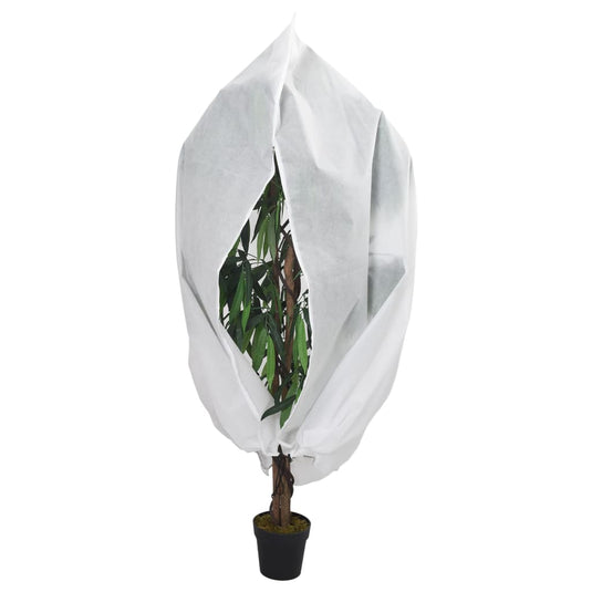 Vidaxl plantenhoezen met rits 4 st 70 g m² 1,55x1,55 m
