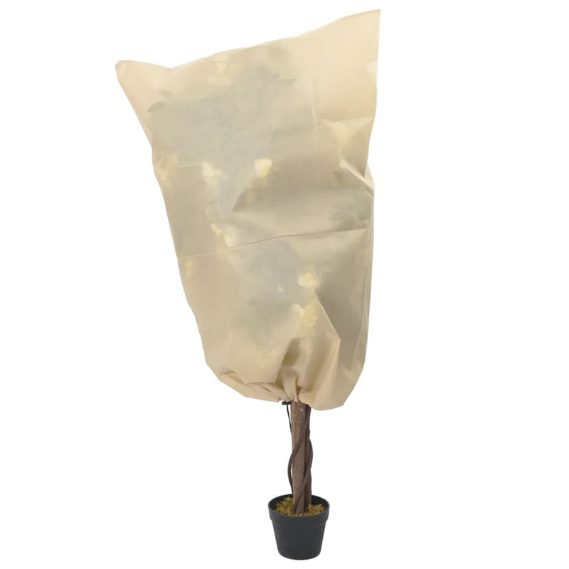Load image into Gallery viewer, Vidaxl plantenhoezen met trekkoord 8 st 70 g m² 0,8x0,8 m
