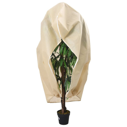 Vidaxl plantenhoezen met ritssluiting 4 st 70 g m² 1x1,55 m