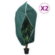 Vidaxl plantenhoezen met ritssluiting 2 st 70 g m² 2,36x2 m