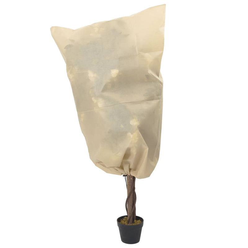 Load image into Gallery viewer, Vidaxl plantenhoezen met trekkoord 12 st 70 g m² 0,8x1,2 m
