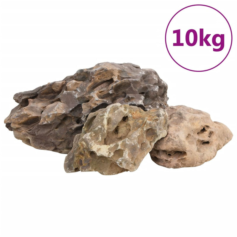 Afbeelding laden in galerijviewer, Vidaxl drakenstenen 10 kg 10-40 cm grijs
